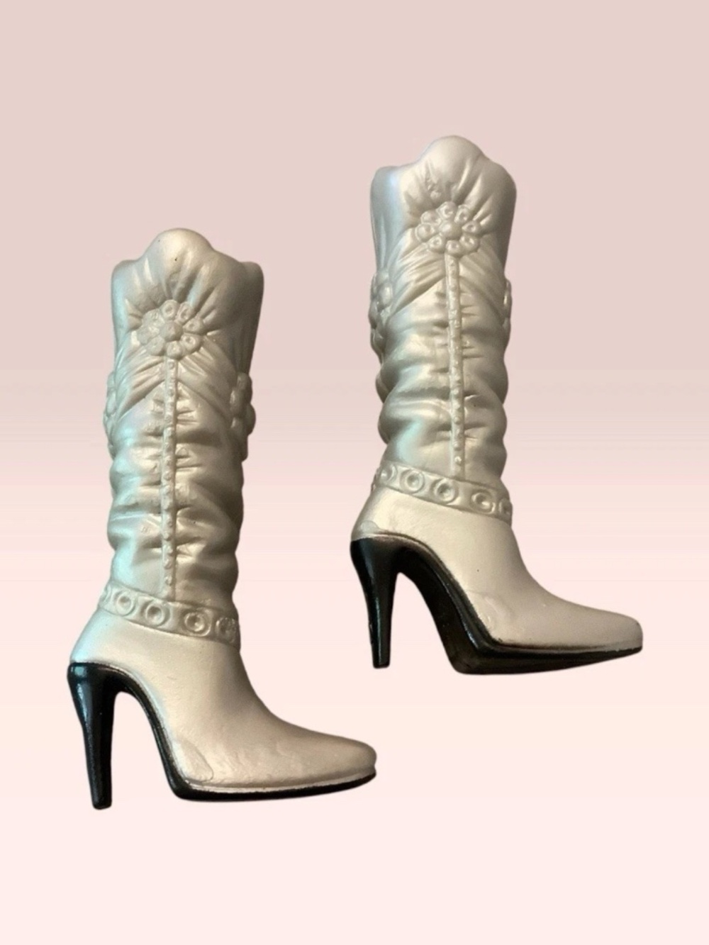 Mattel My Scene Barbie Tall Silver Sheen Boots